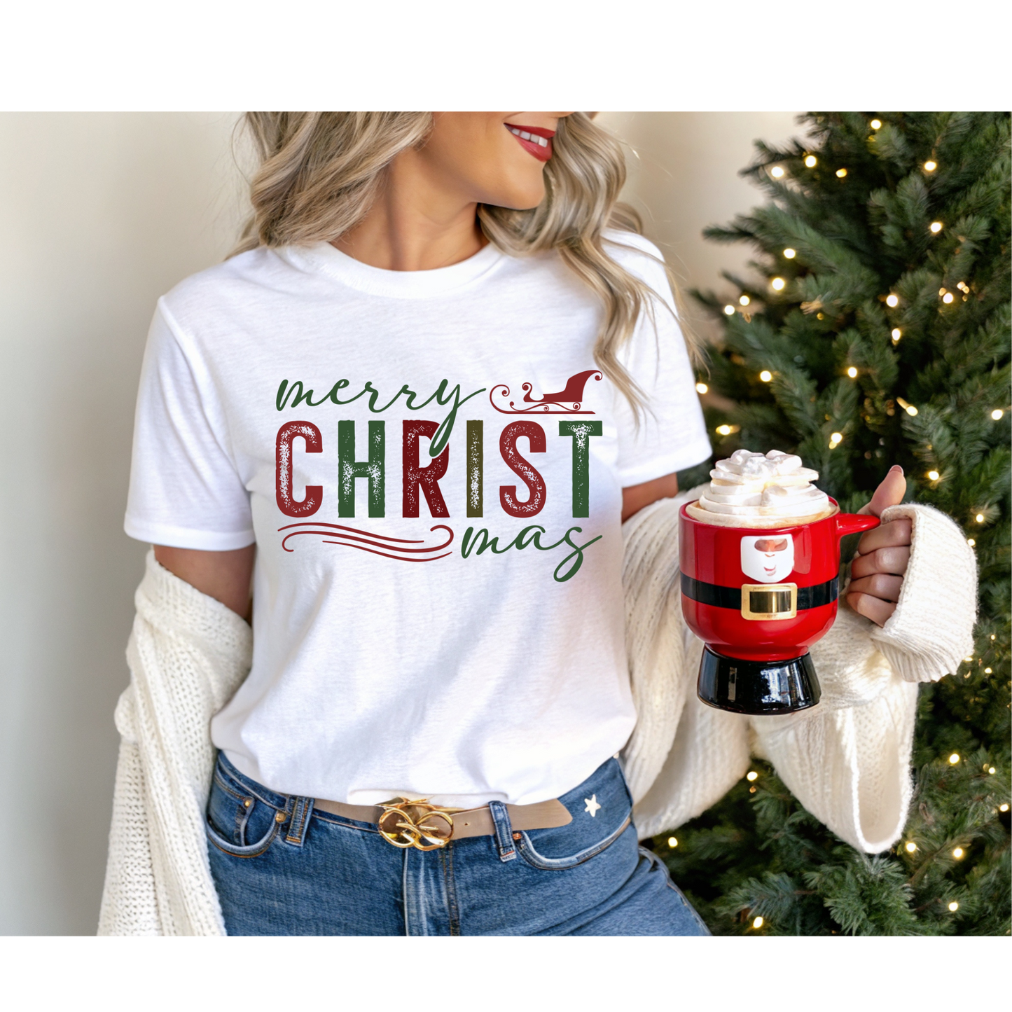 Red and Green Merry Christmas