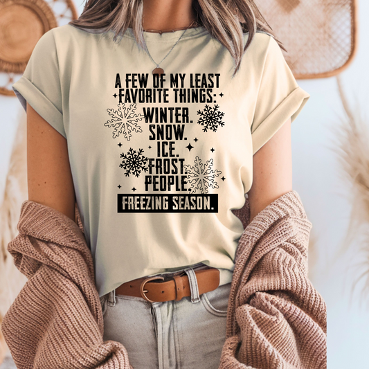 Least Favorite Things