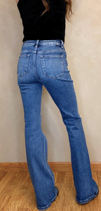 RISEN Tummy Control High Rise Flare Jeans