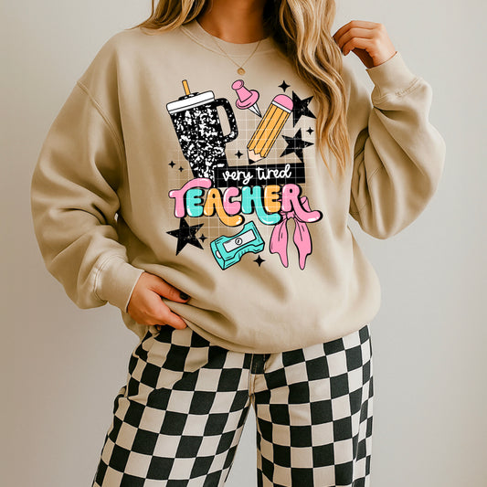 Very Tired Teacher - DTF Transfer