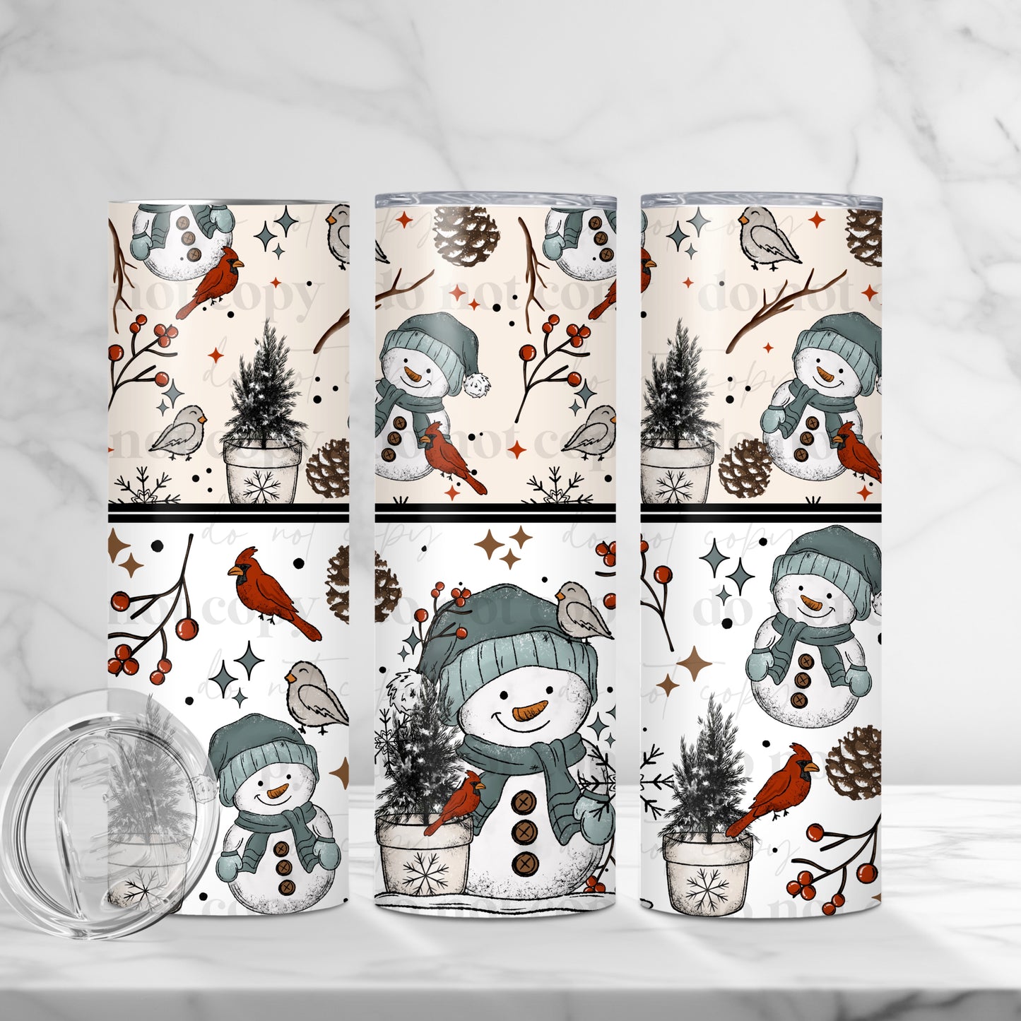 Snowman 20oz Tumbler