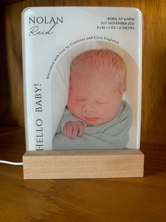 Acrylic Light Up Picture Frame