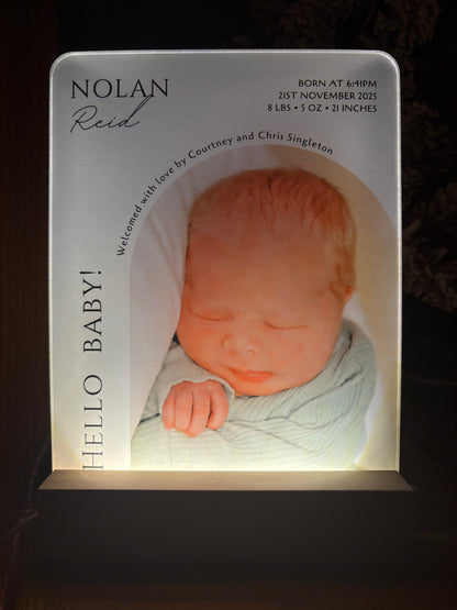 Acrylic Light Up Picture Frame