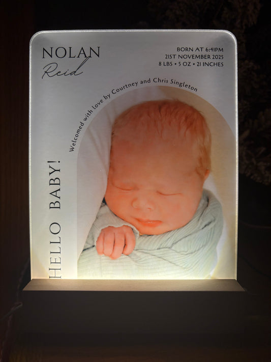 Acrylic Light Up Picture Frame