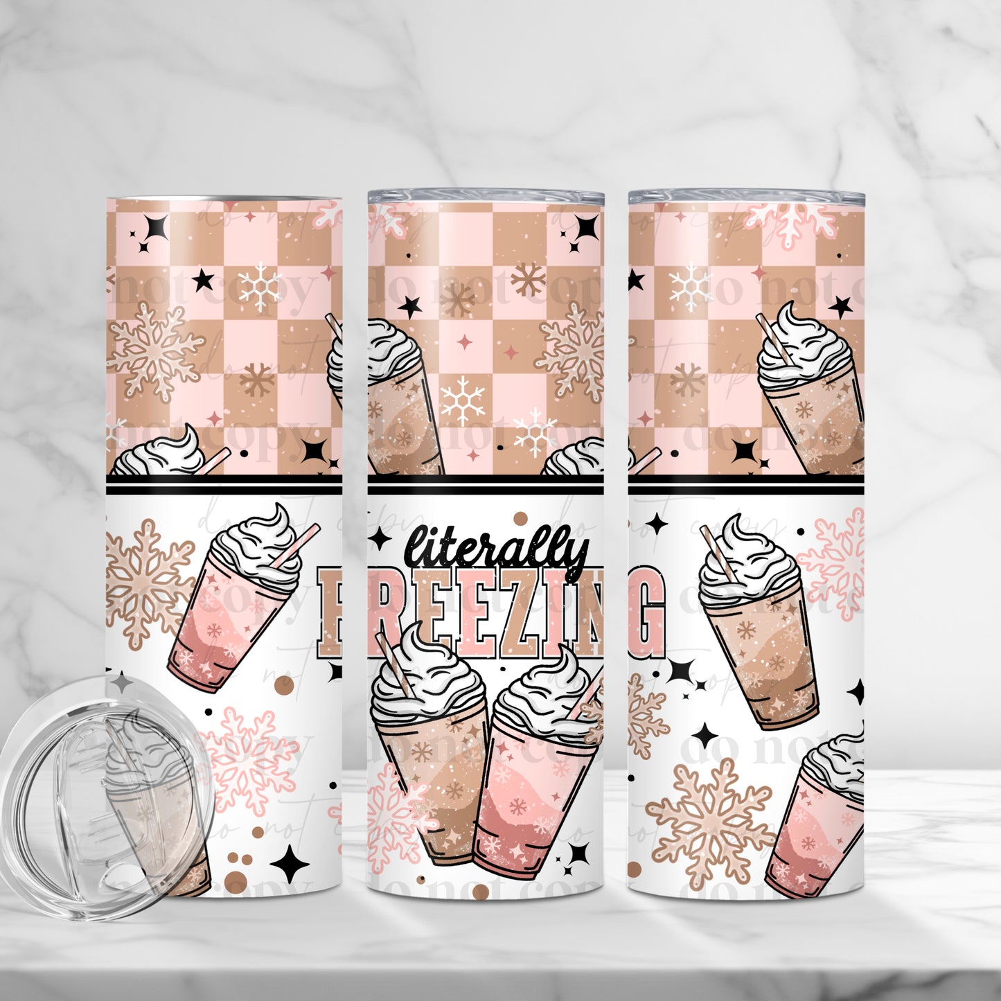 Literally Freezing Tumbler Sublimation Transfer