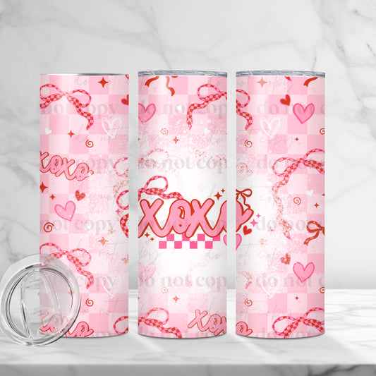 XOXO Tumbler Sublimation Transfer