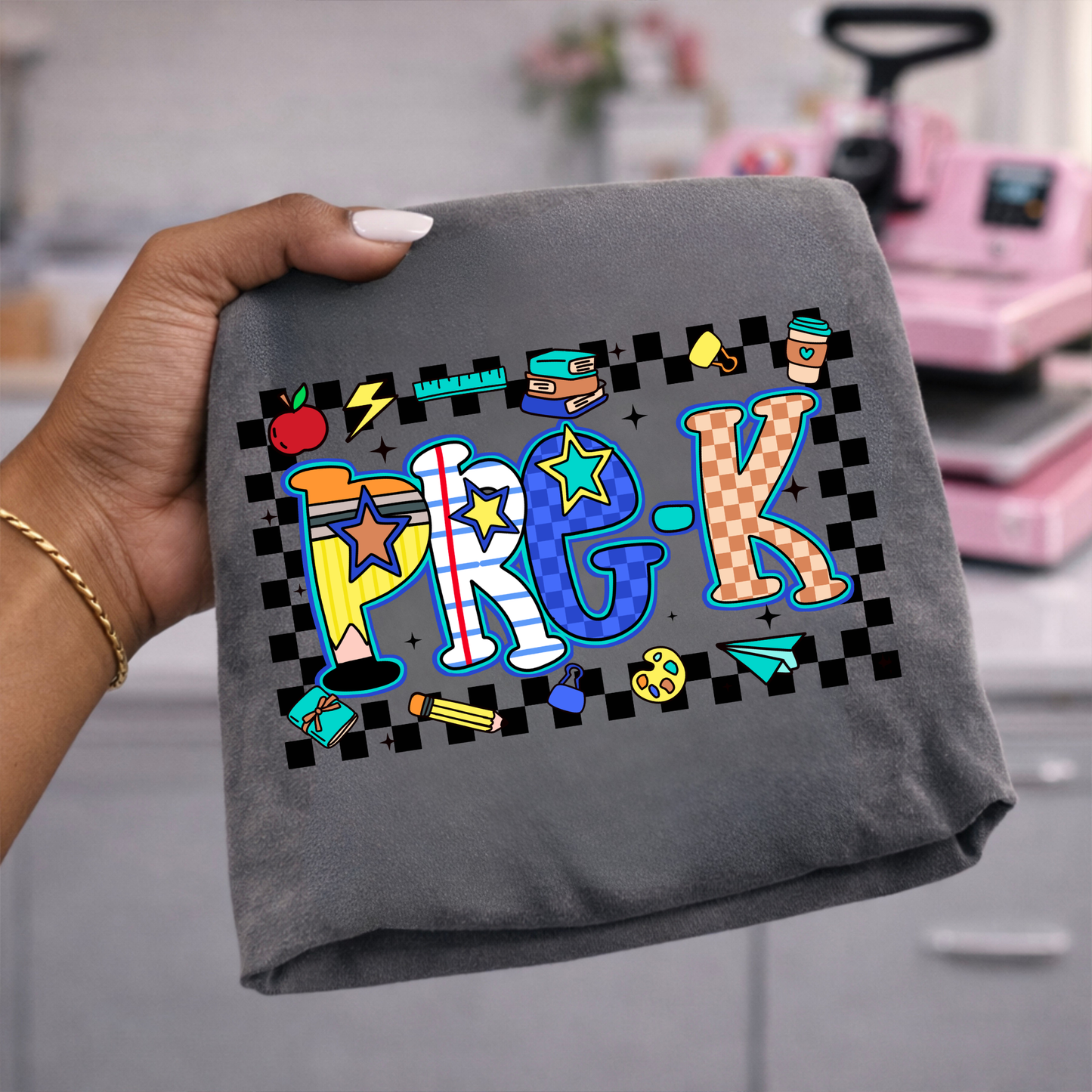 Pre-K Checkered