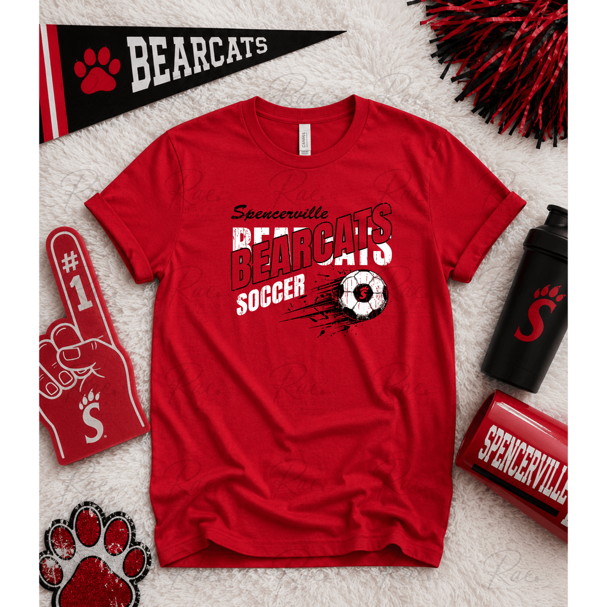 Angled Bearcat Soccer