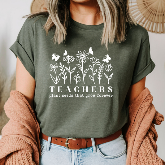 Teachers Plant seeds