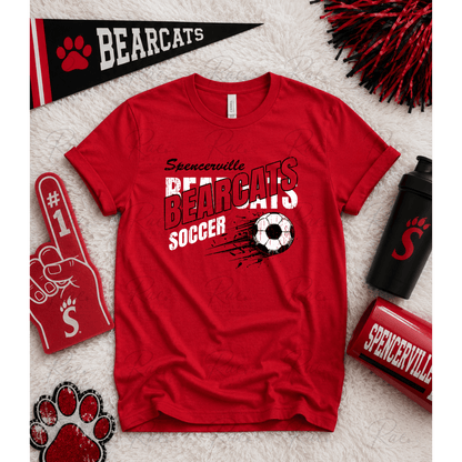 Angled Bearcat Soccer