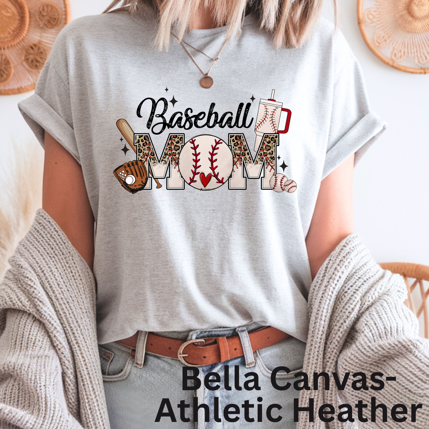 Leopard Baseball Mom