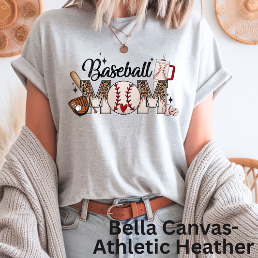 Leopard Baseball Mom