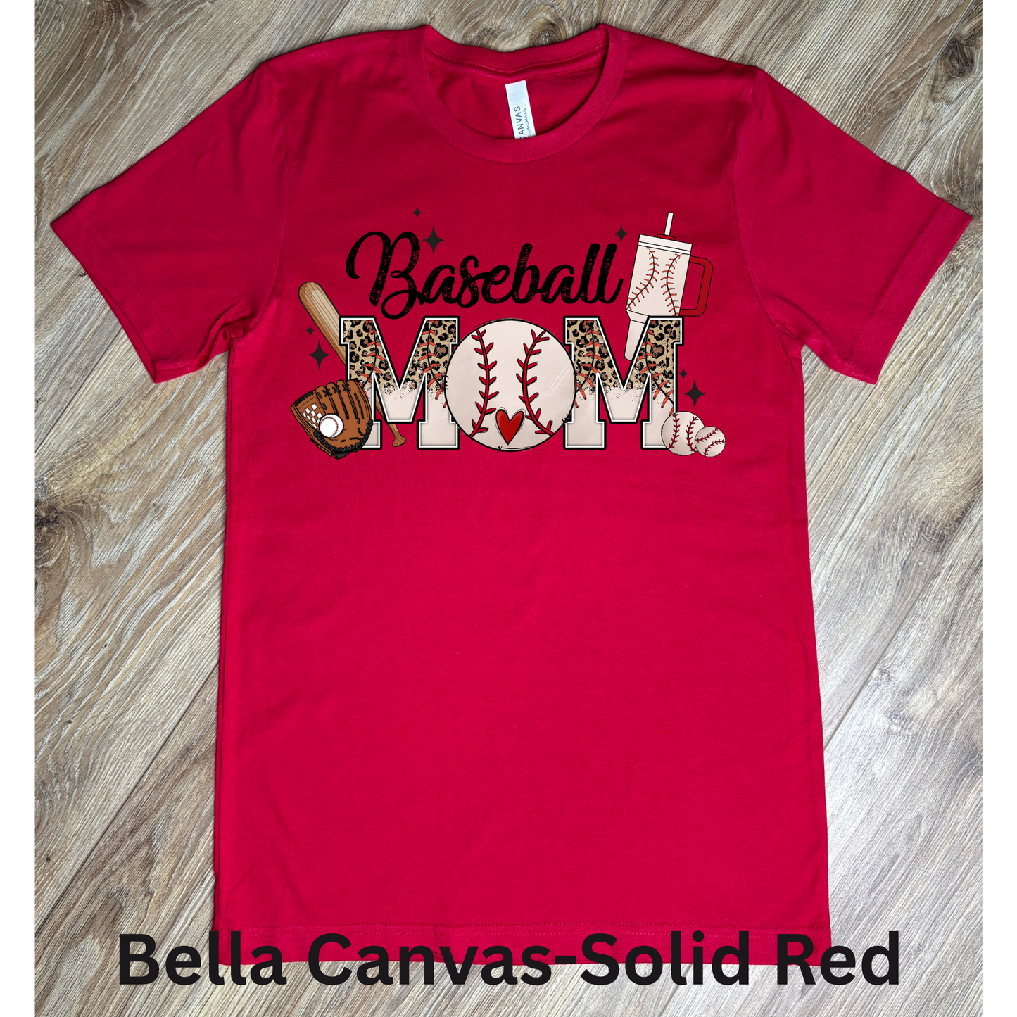 Leopard Baseball Mom