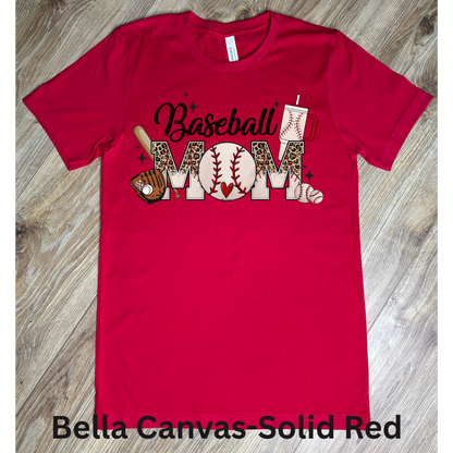 Leopard Baseball Mom