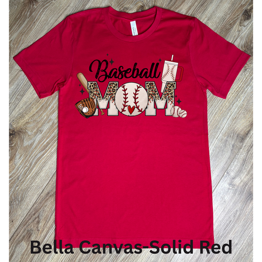 Leopard Baseball Mom