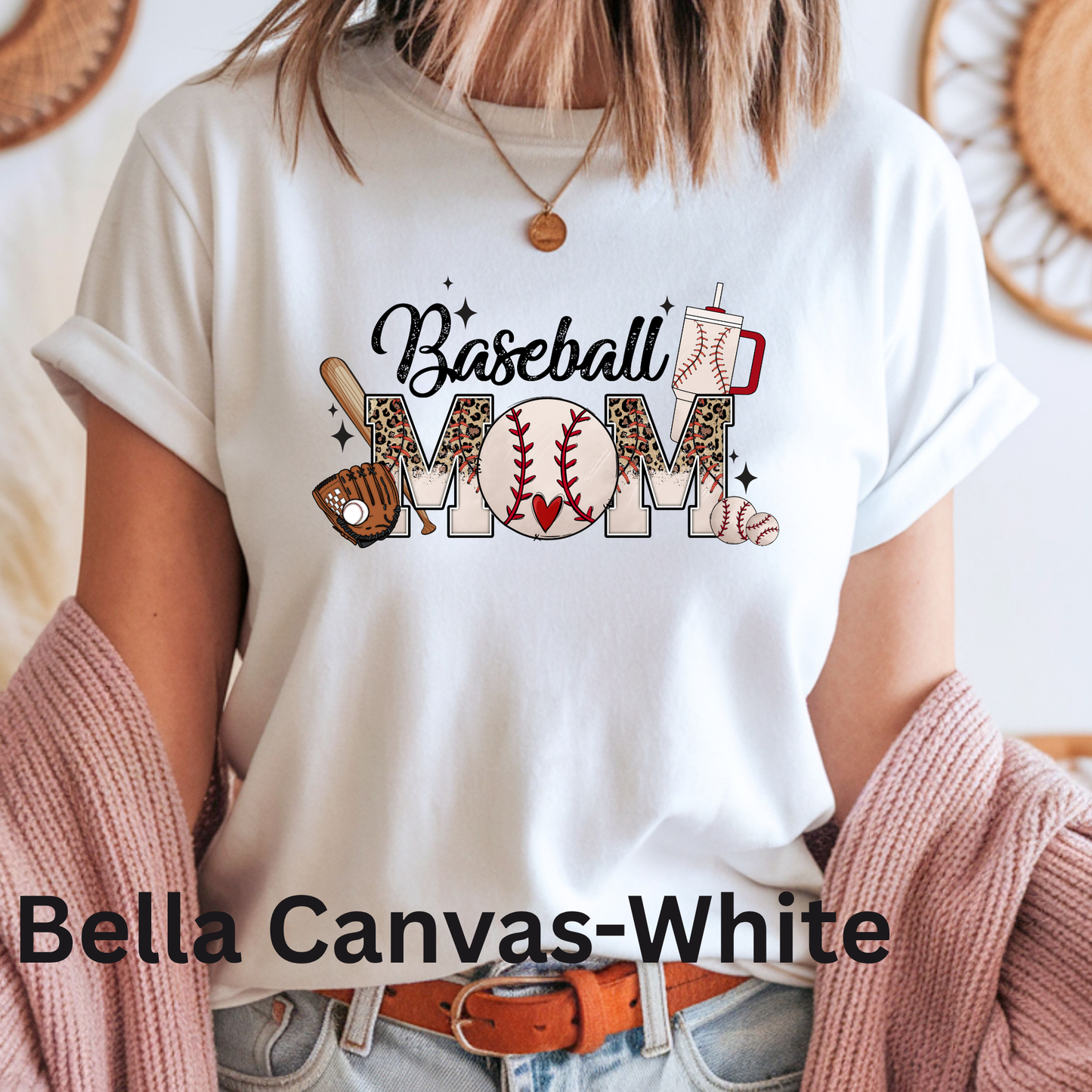 Leopard Baseball Mom