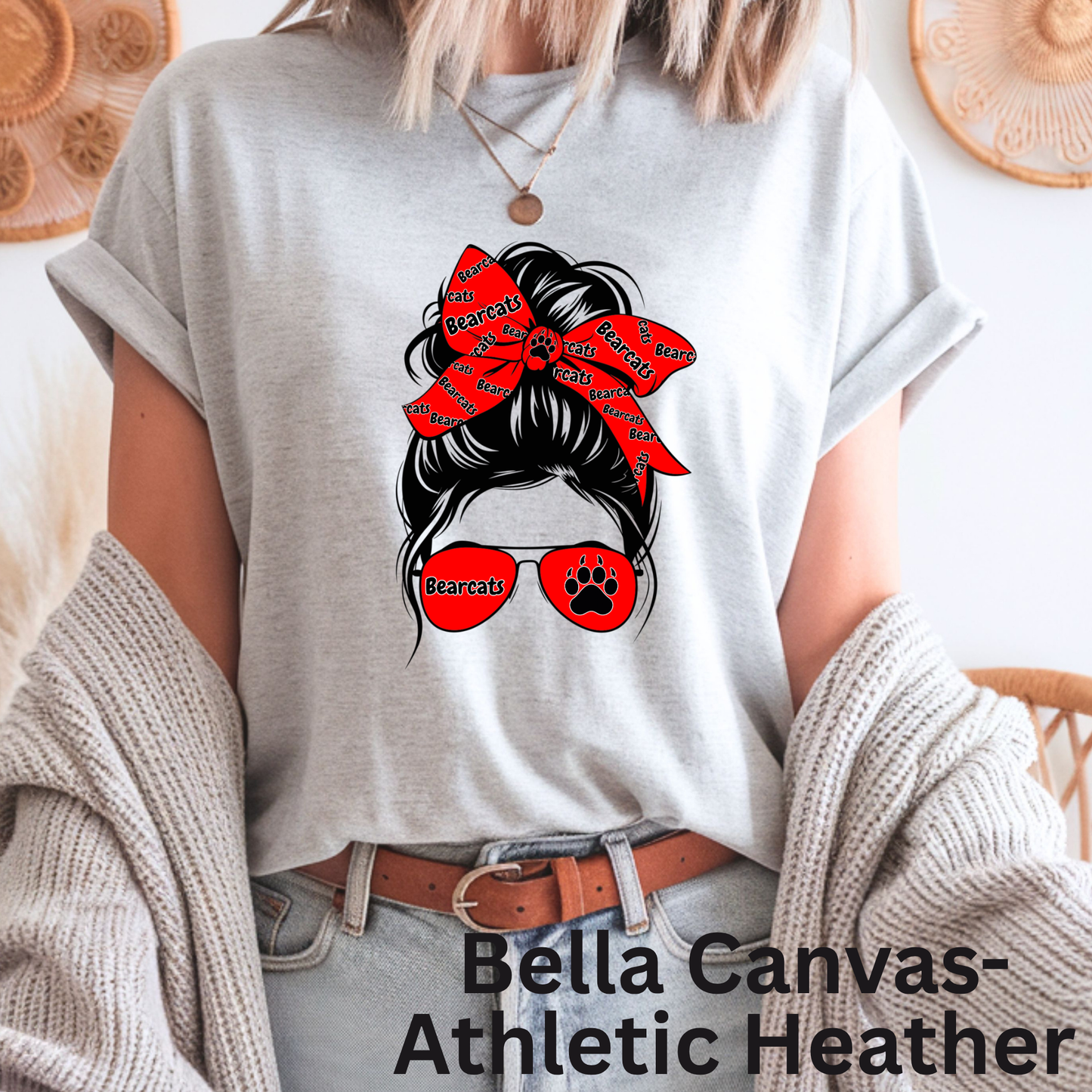 Messy Bun Bearcats