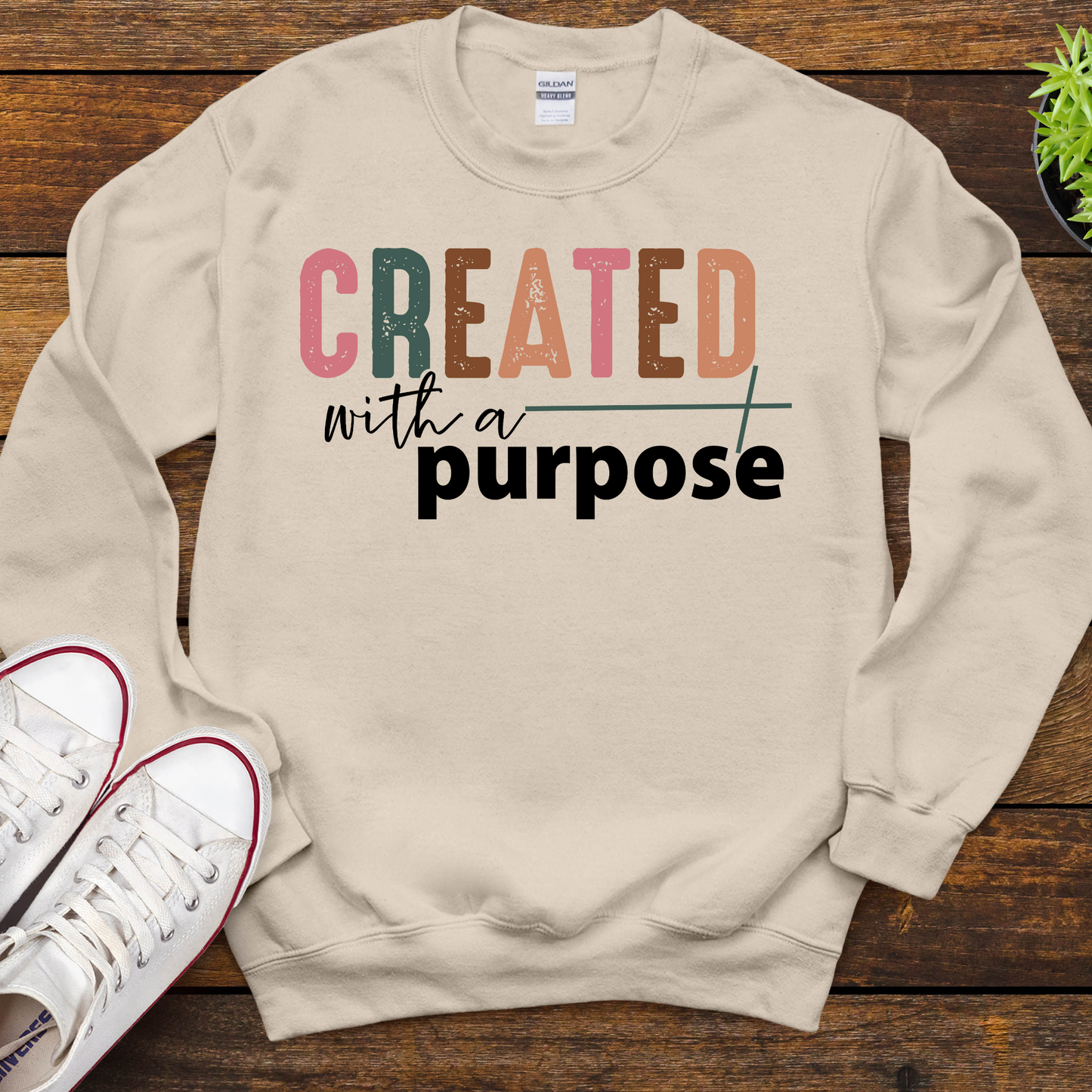 Created With a Purpose - DTF Transfer