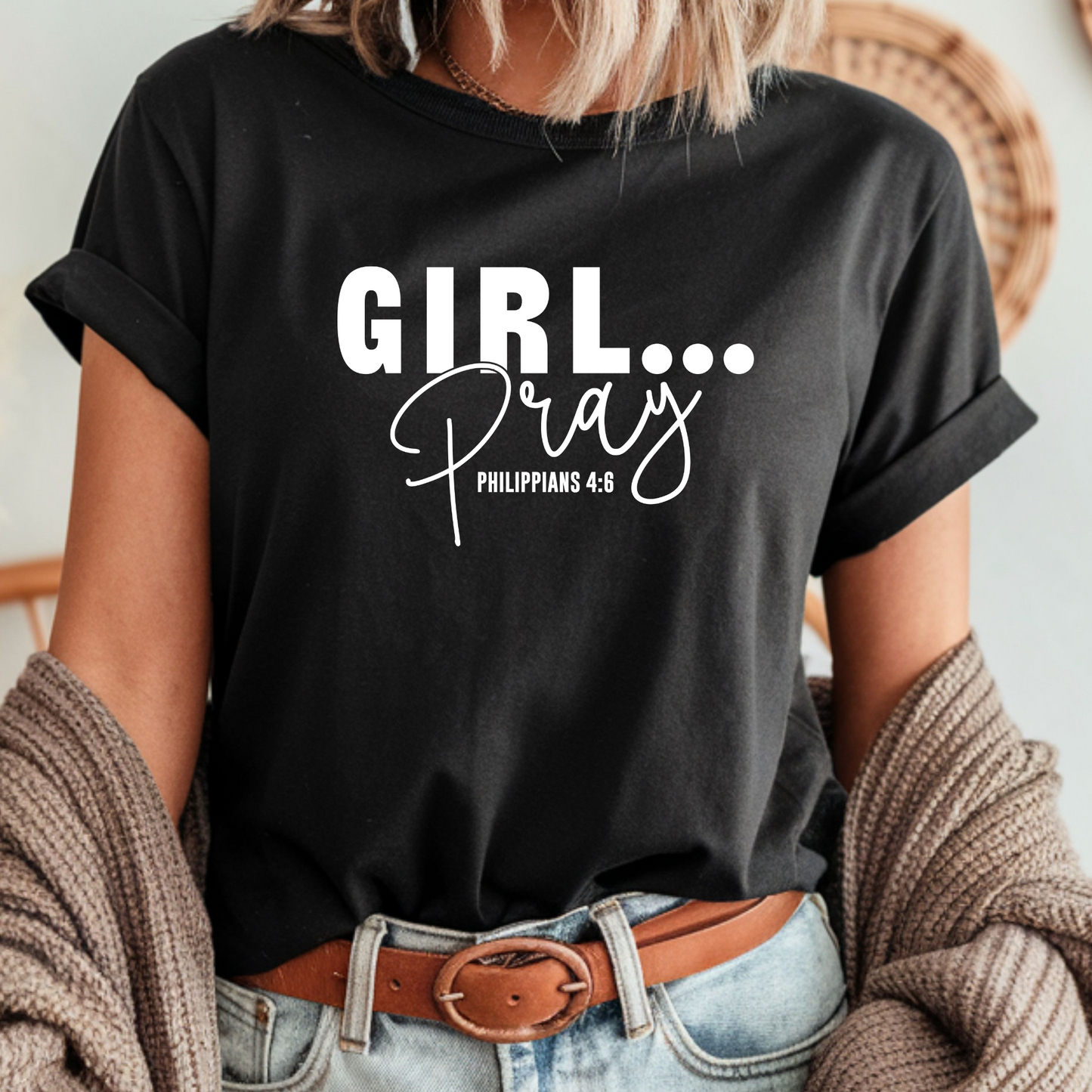 Girl Pray - DTF Transfer