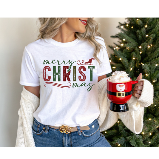 Red and Green Merry Christmas