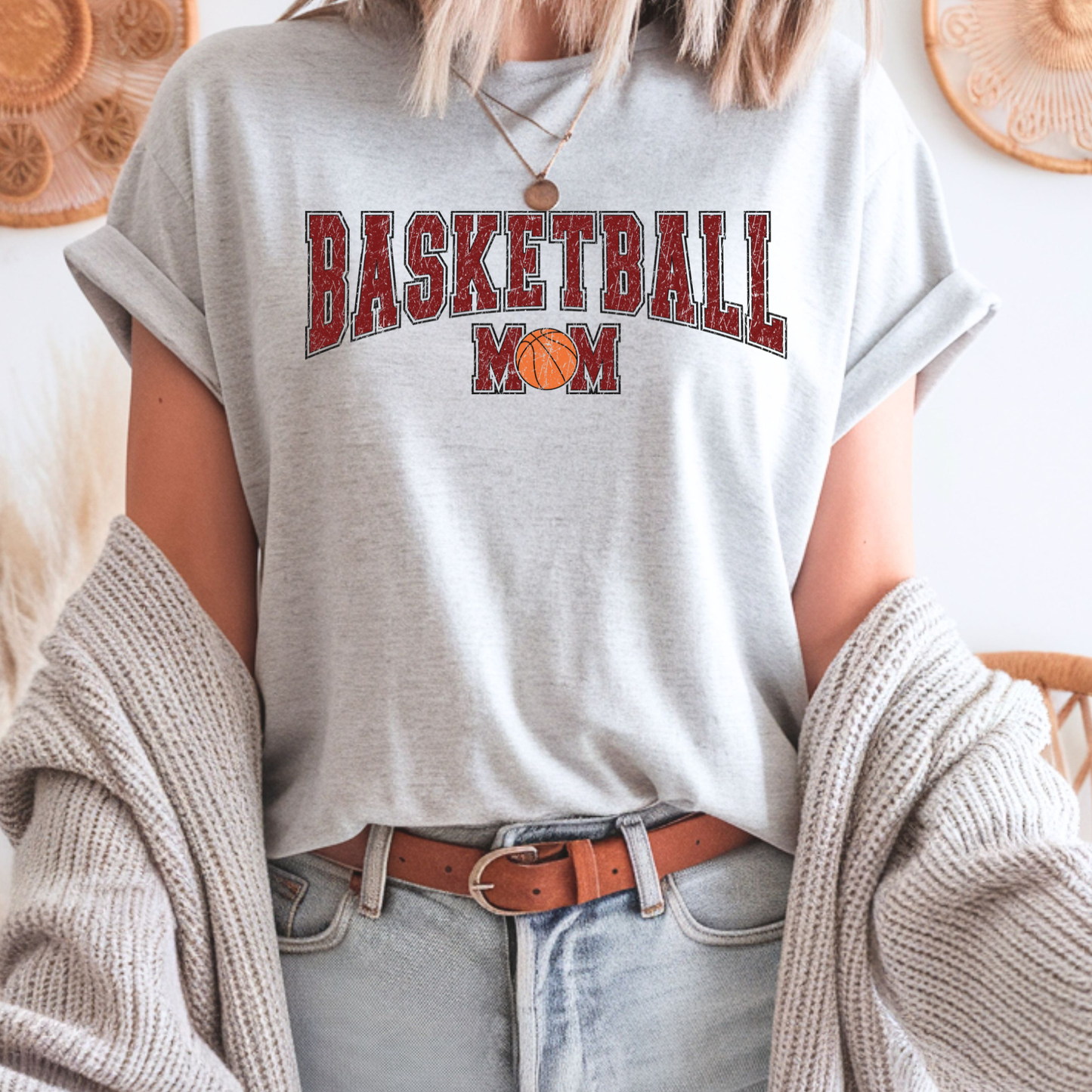 Retro Basketball Mom