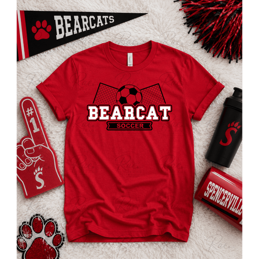 Bearcat Soccer with net