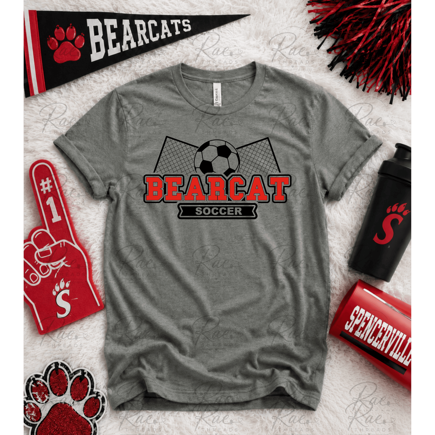 Bearcat Soccer with net