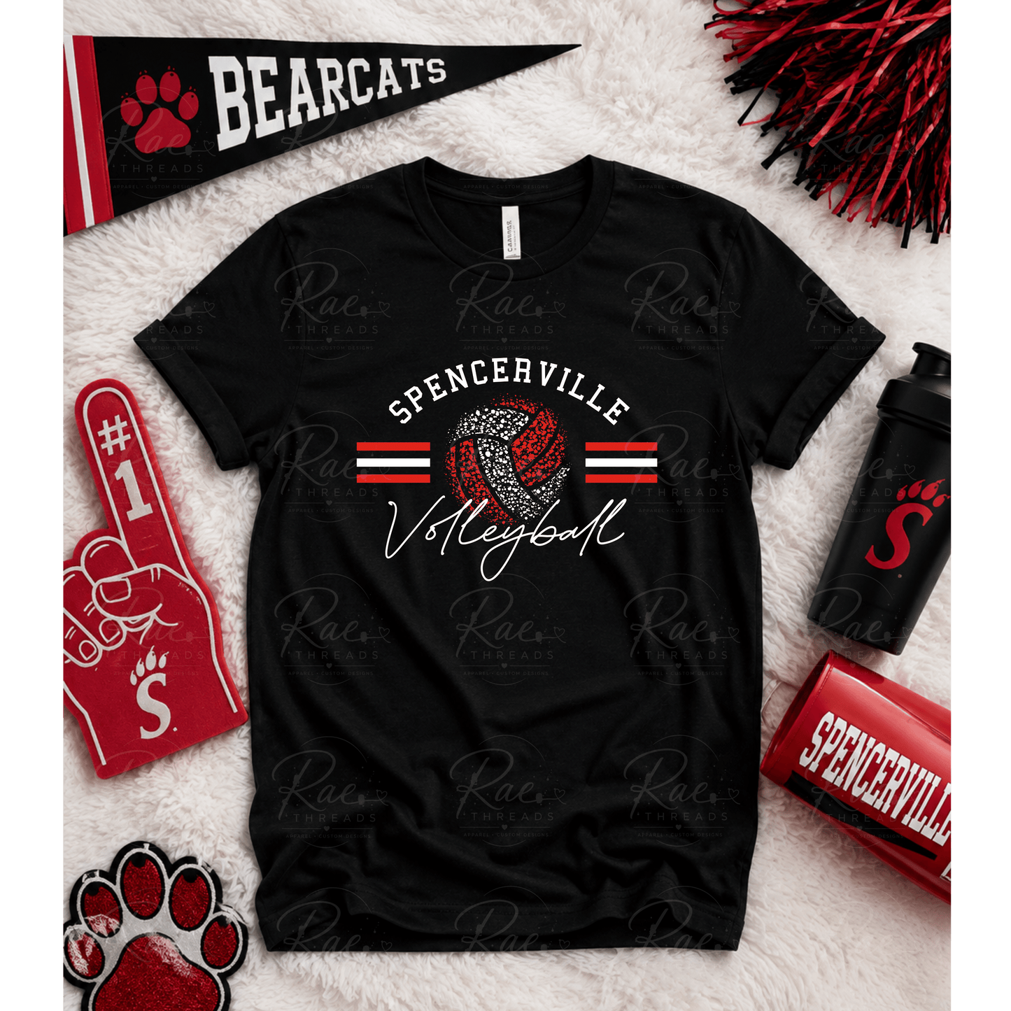 Spencerville Volleyball Splatter