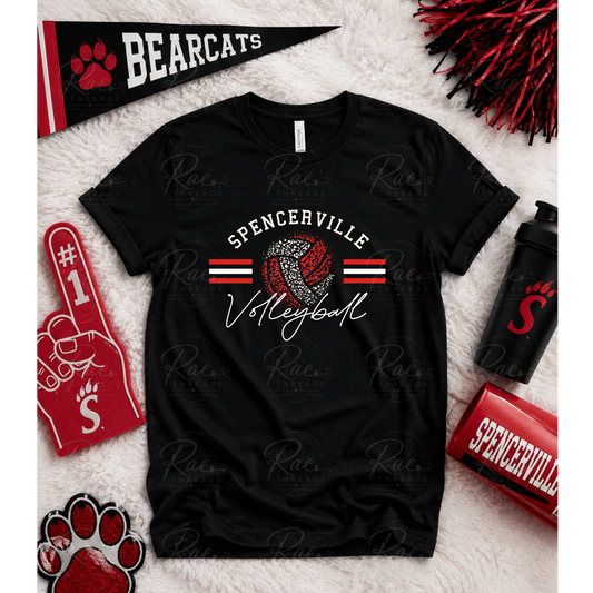 Spencerville Volleyball Splatter
