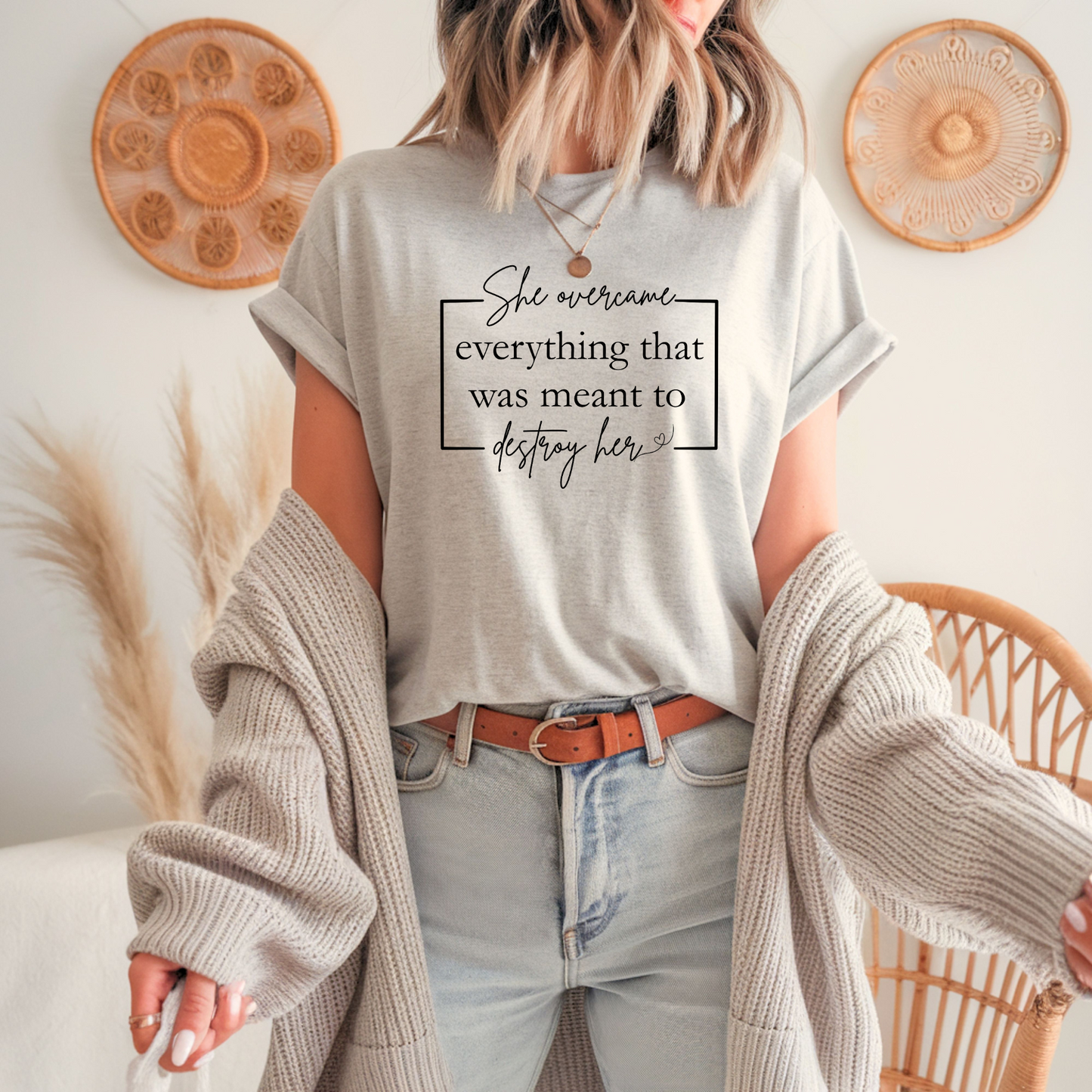 She Overcame - DTF Transfer